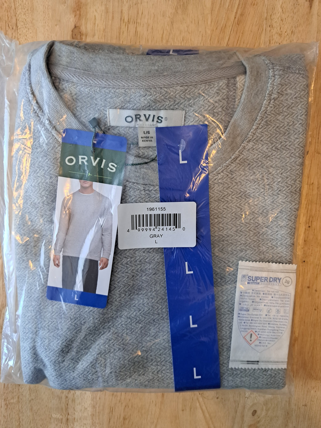 Men's Orvis long sleeve crew