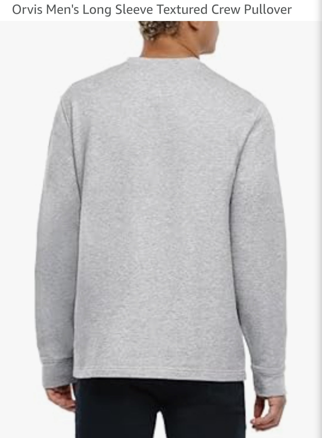 Men's Orvis long sleeve crew
